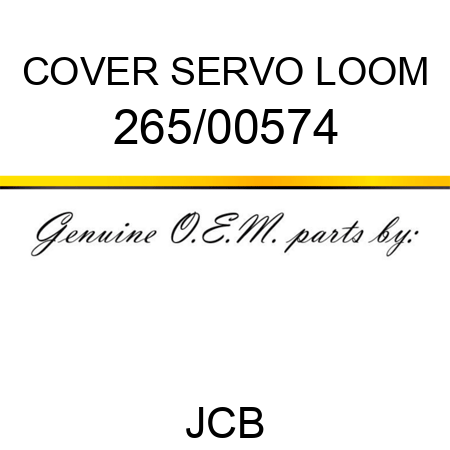COVER SERVO LOOM 265/00574