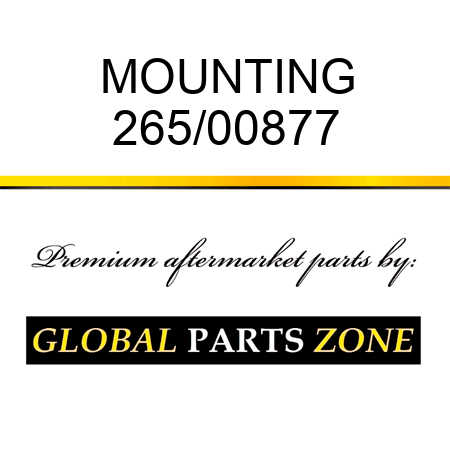 MOUNTING 265/00877
