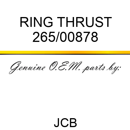 RING THRUST 265/00878