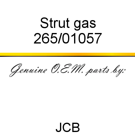 Strut, gas 265/01057