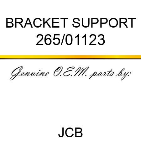 BRACKET SUPPORT 265/01123