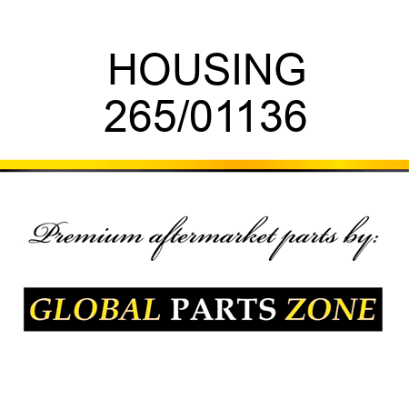 HOUSING 265/01136