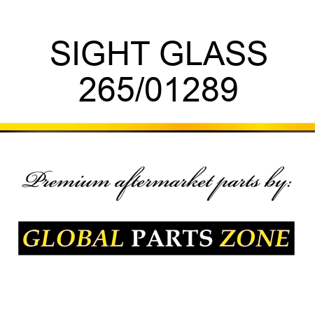 SIGHT GLASS 265/01289