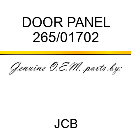 DOOR PANEL 265/01702
