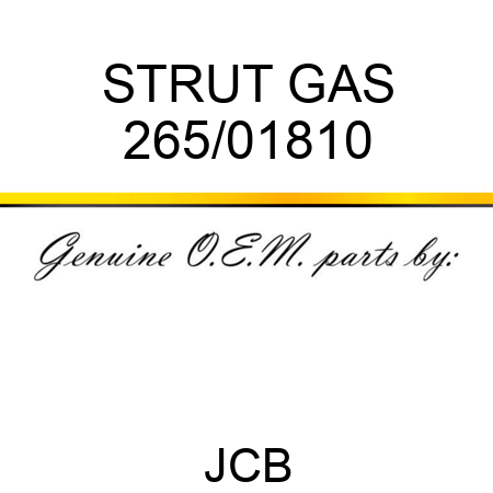 STRUT GAS 265/01810