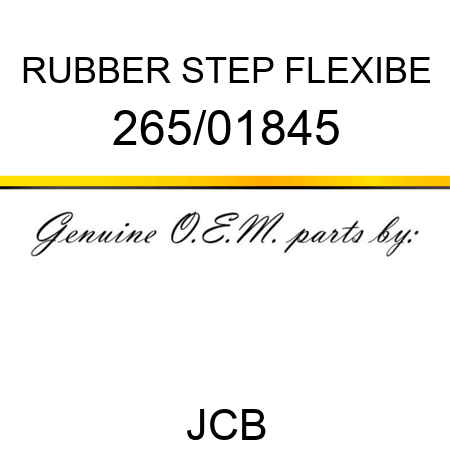 RUBBER STEP FLEXIBE 265/01845