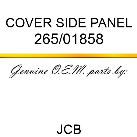 COVER SIDE PANEL 265/01858