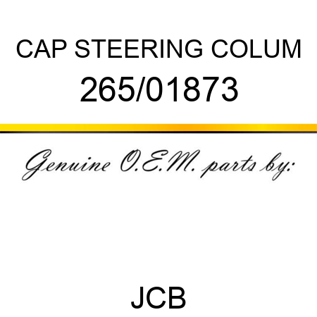 CAP STEERING COLUM 265/01873
