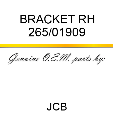 BRACKET RH 265/01909