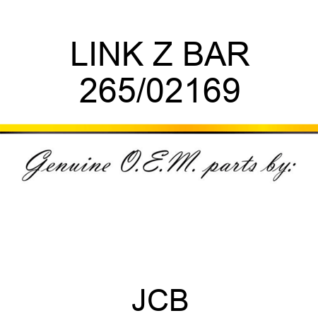 LINK Z BAR 265/02169