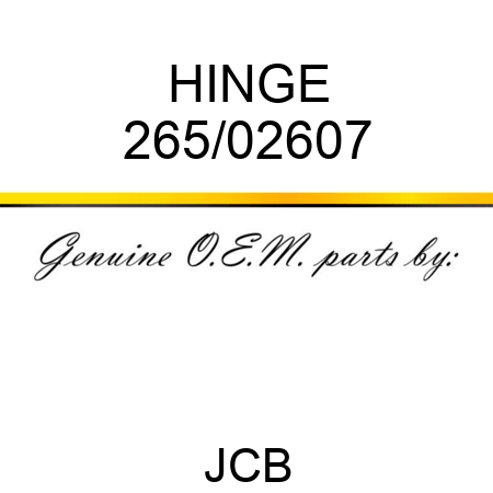 HINGE 265/02607