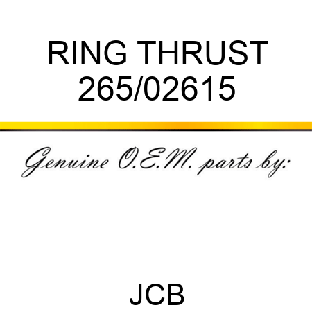 RING THRUST 265/02615