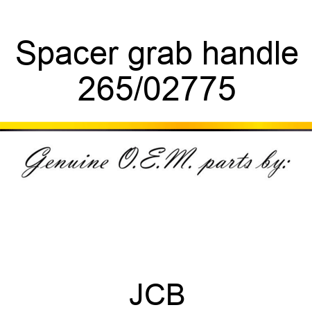 Spacer grab handle 265/02775