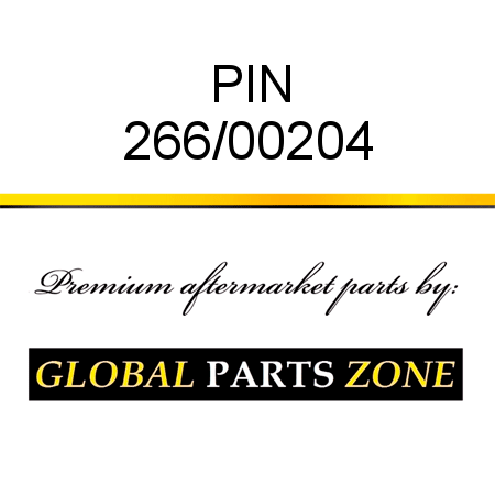 PIN 266/00204