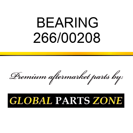 BEARING 266/00208