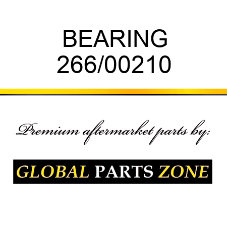 BEARING 266/00210