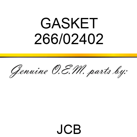 GASKET 266/02402