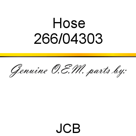 Hose 266/04303