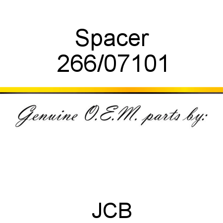 Spacer 266/07101