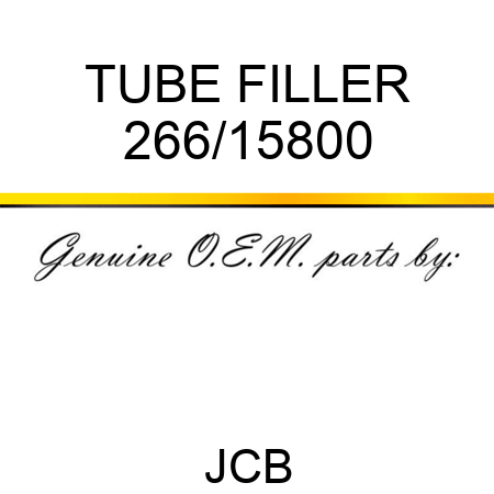 TUBE FILLER 266/15800