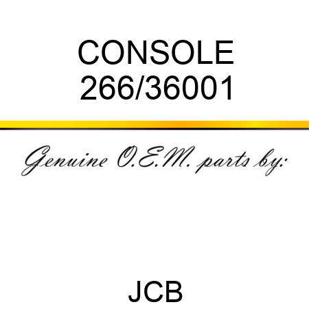 CONSOLE 266/36001