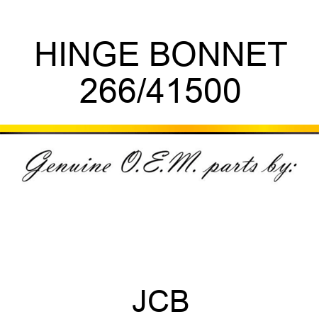 HINGE BONNET 266/41500