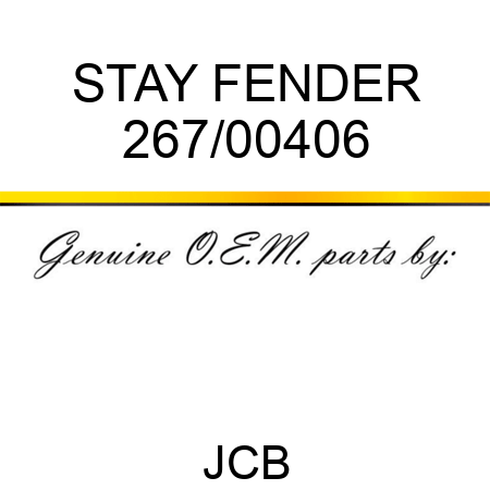 STAY FENDER 267/00406