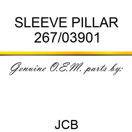 SLEEVE PILLAR 267/03901