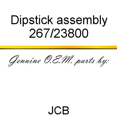 Dipstick, assembly 267/23800