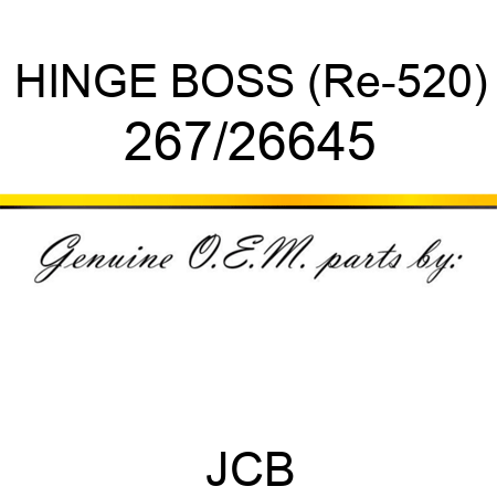 HINGE BOSS (Re-520) 267/26645