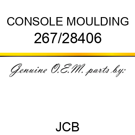 CONSOLE MOULDING 267/28406