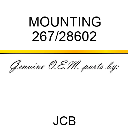 MOUNTING 267/28602