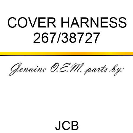 COVER HARNESS 267/38727