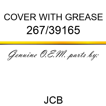 COVER WITH GREASE 267/39165