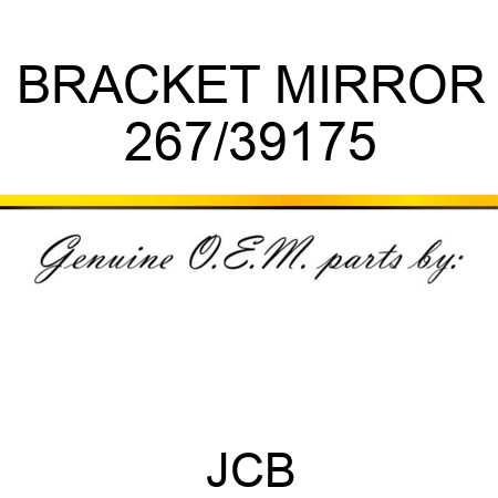 BRACKET MIRROR 267/39175