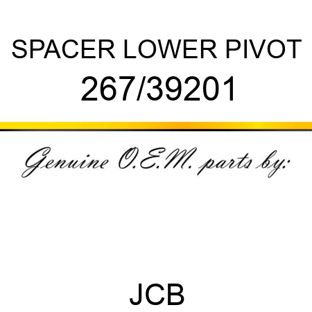 SPACER LOWER PIVOT 267/39201