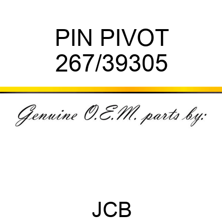 PIN PIVOT 267/39305