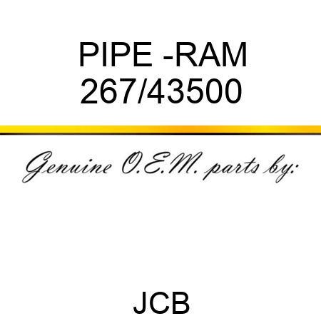 PIPE -RAM 267/43500