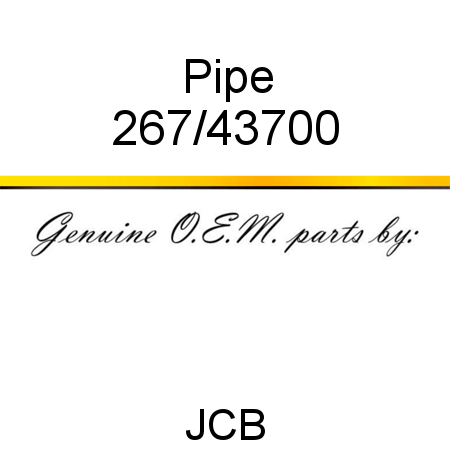 Pipe 267/43700