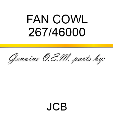 FAN COWL 267/46000