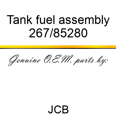 Tank fuel assembly 267/85280
