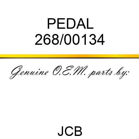 PEDAL 268/00134