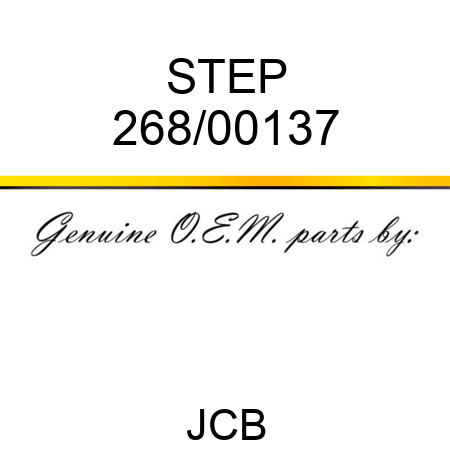 STEP 268/00137