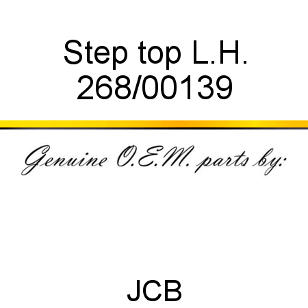 Step, top L.H. 268/00139