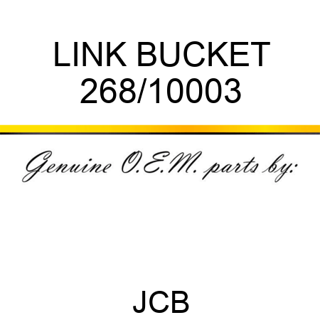 LINK BUCKET 268/10003