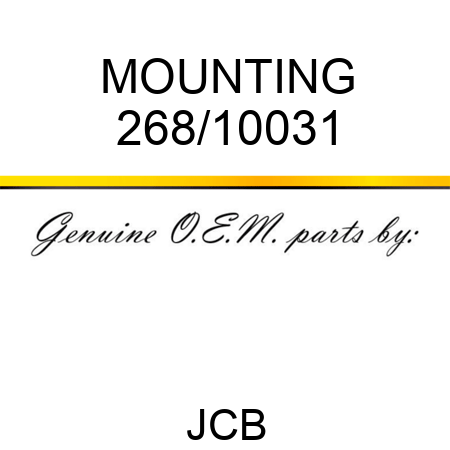 MOUNTING 268/10031