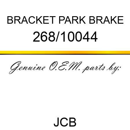 BRACKET PARK BRAKE 268/10044