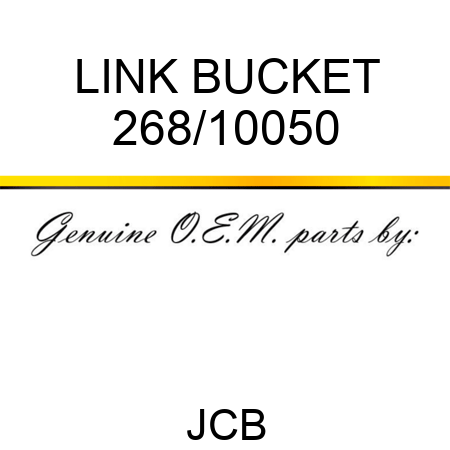 LINK BUCKET 268/10050