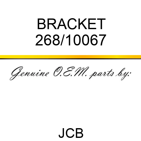 BRACKET 268/10067