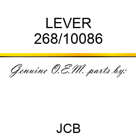 LEVER 268/10086